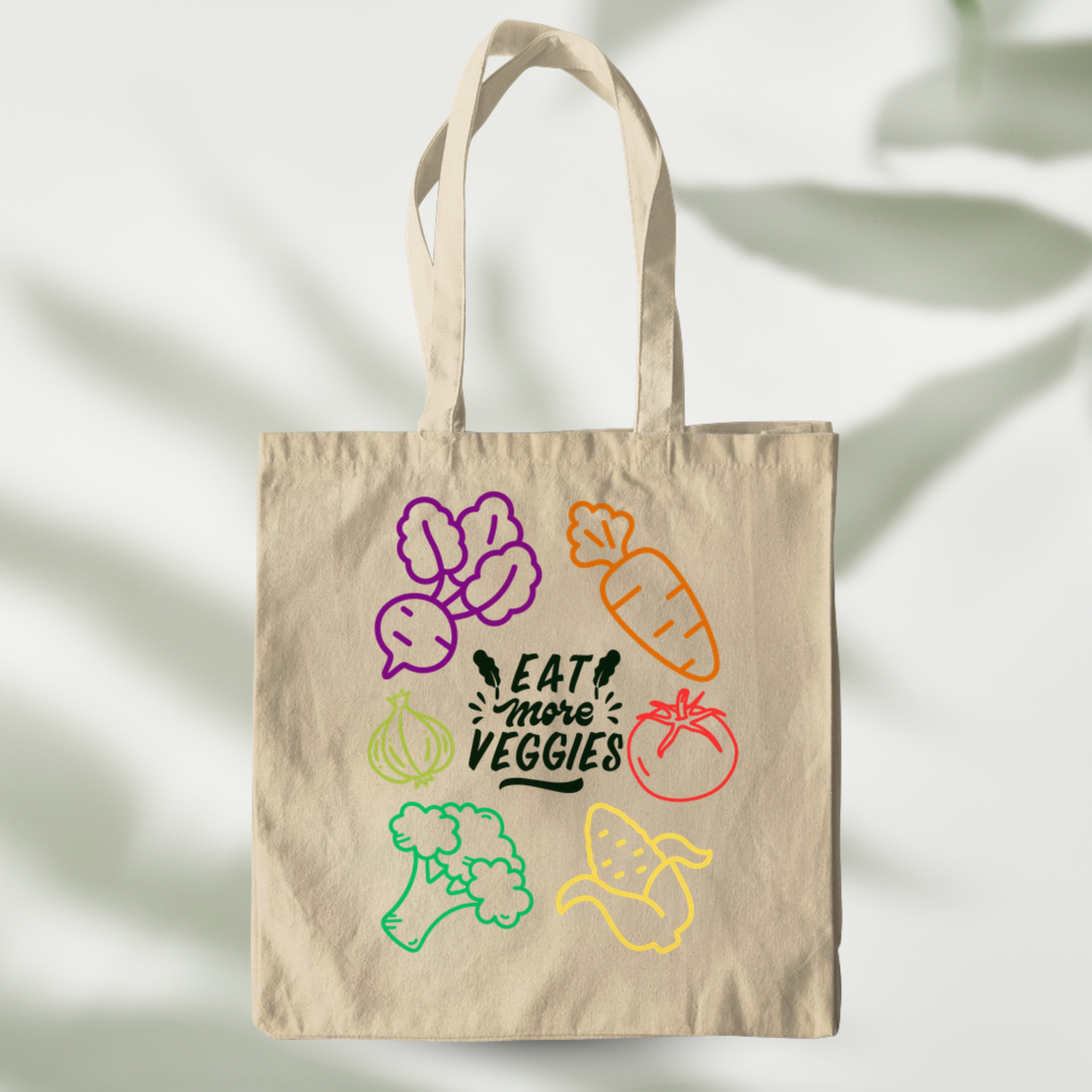Eat More Veggies Canvas Tote Bag