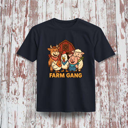Farm Gang 100% Organic Cotton T-Shirts