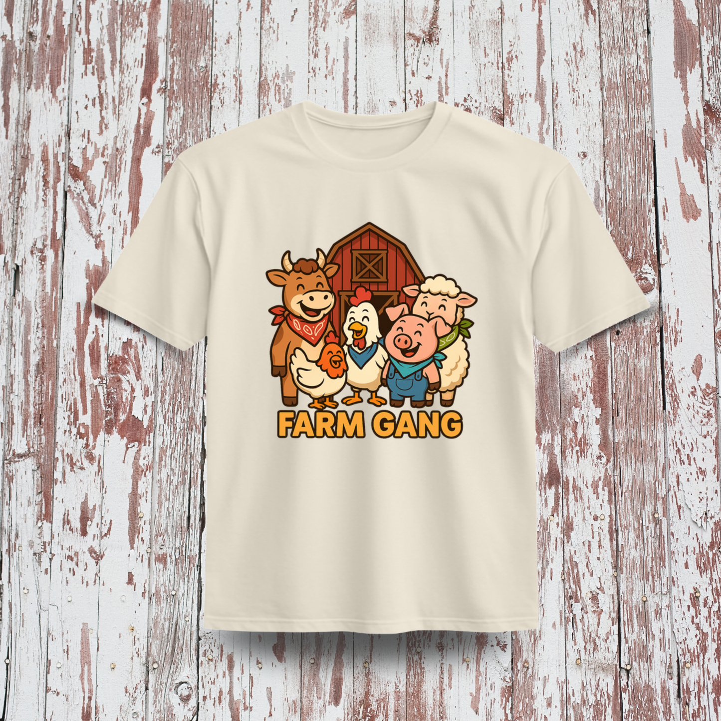 Farm Gang 100% Organic Cotton T-Shirts
