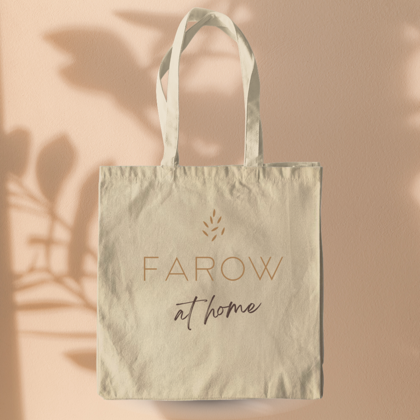 Farow at Home Organic Cotton Tote Bag
