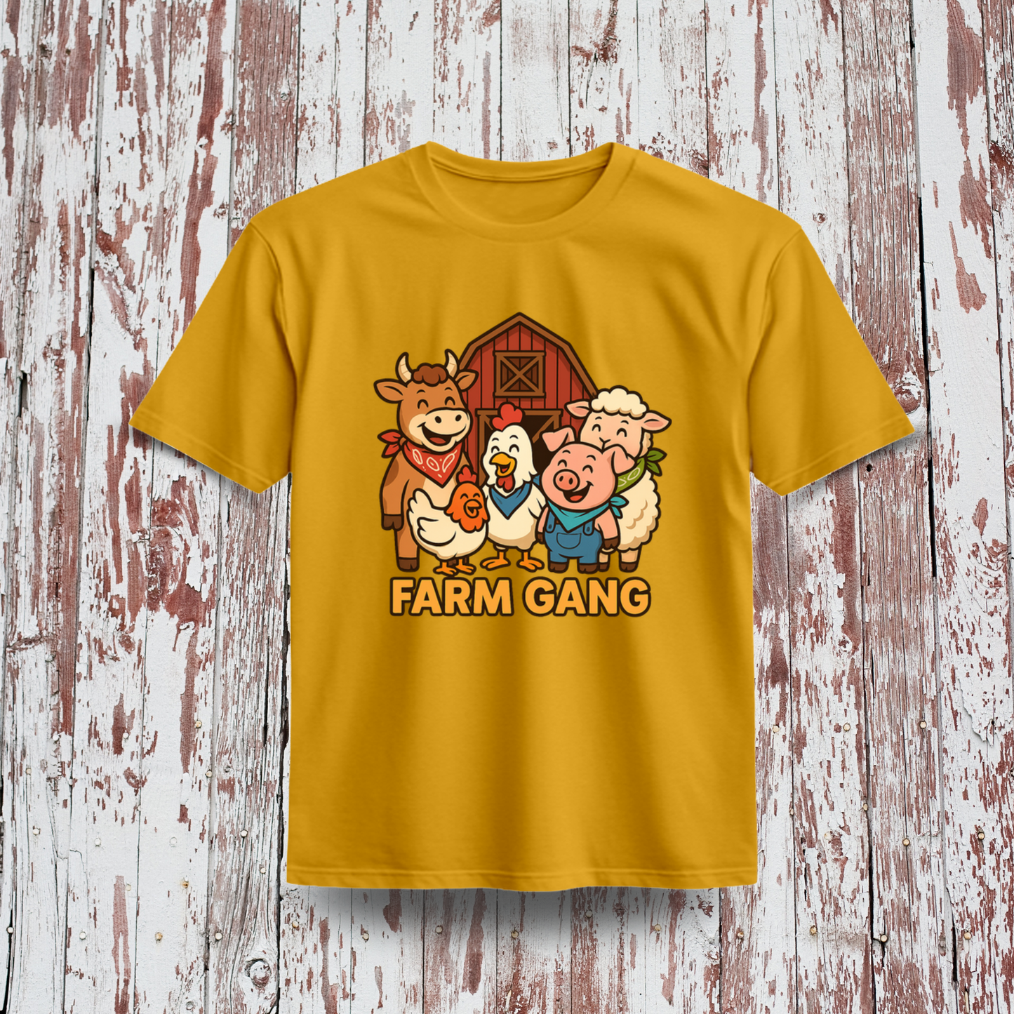 Farm Gang 100% Organic Cotton T-Shirts