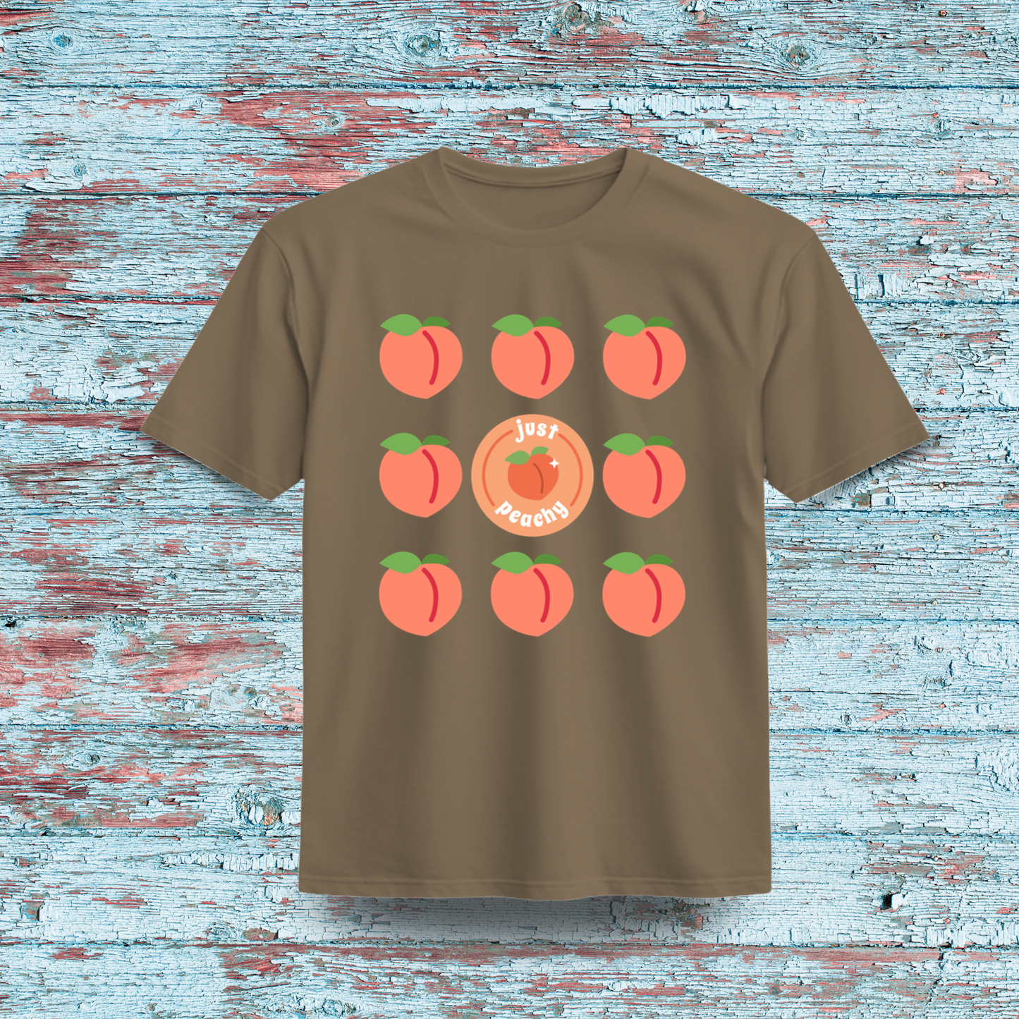 Just Peachy 100% Organic Cotton T-Shirt