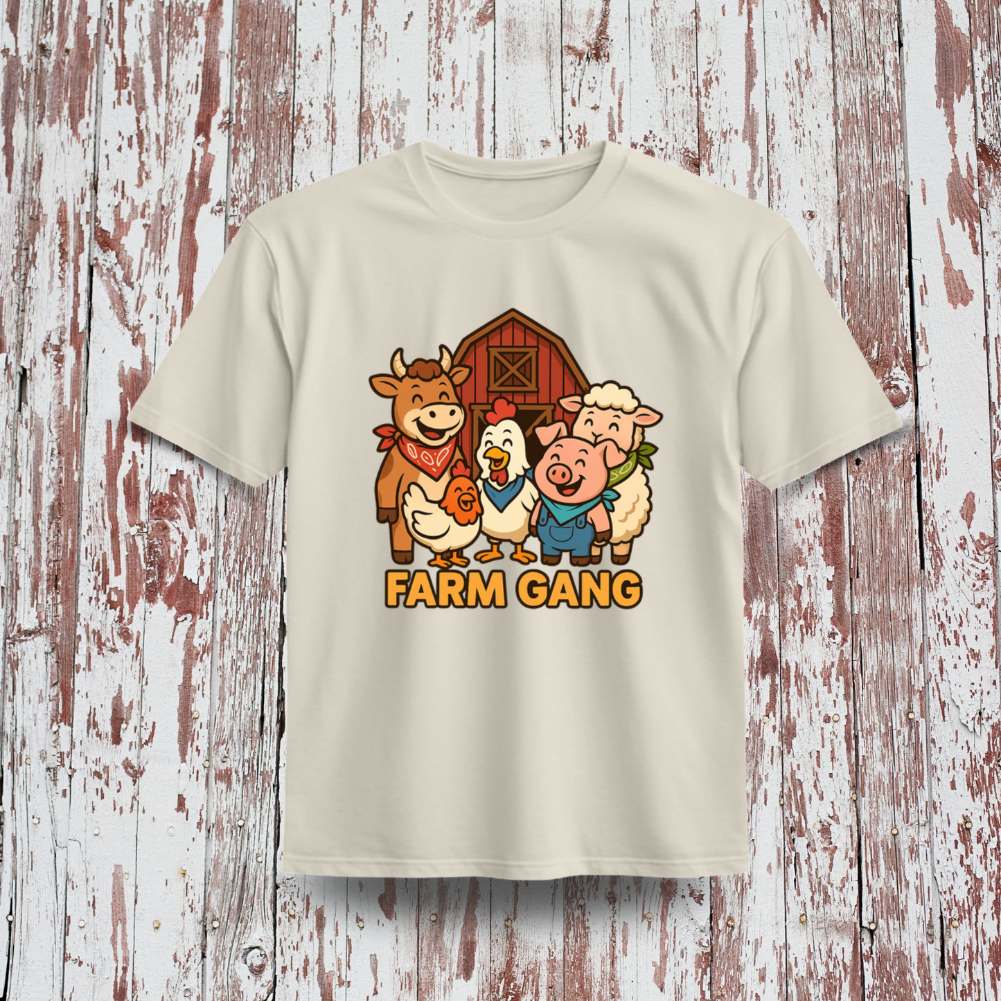 Farm Gang 100% Organic Cotton T-Shirts