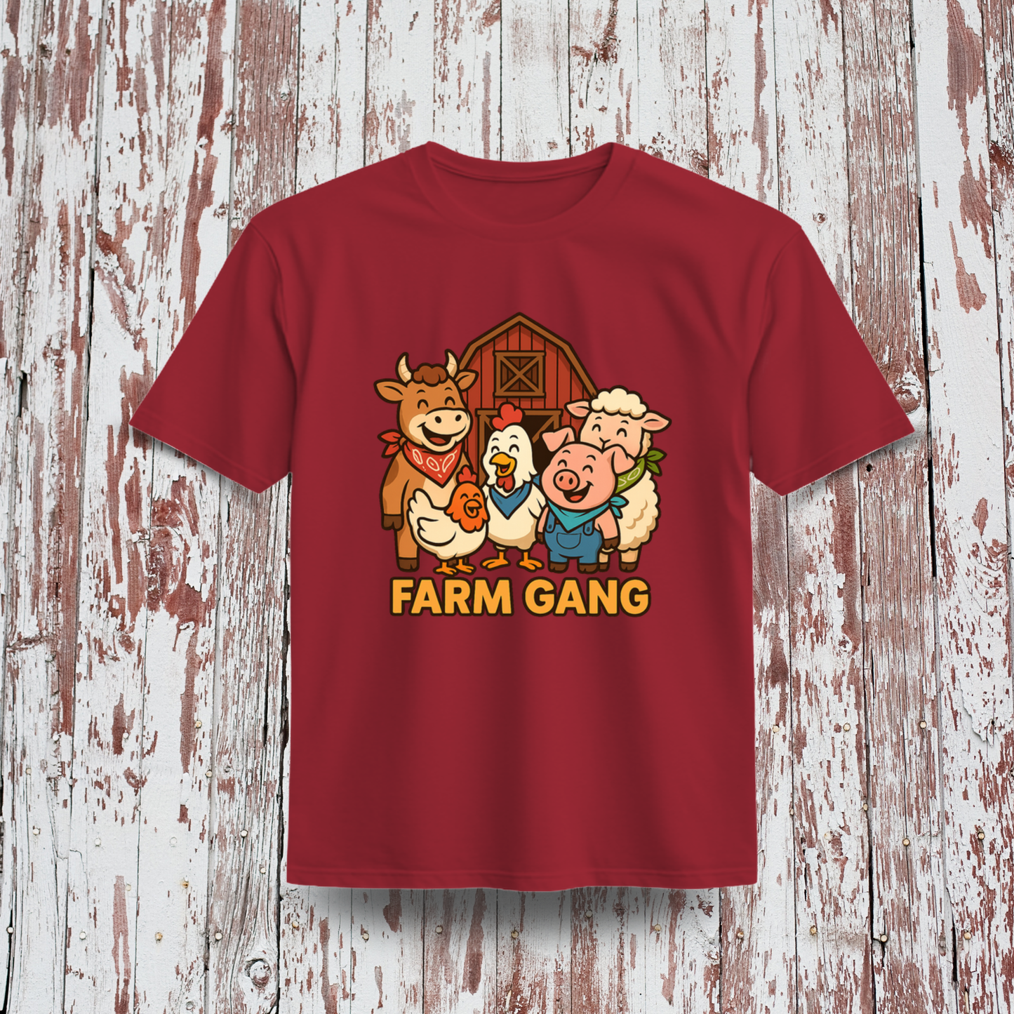 Farm Gang 100% Organic Cotton T-Shirts