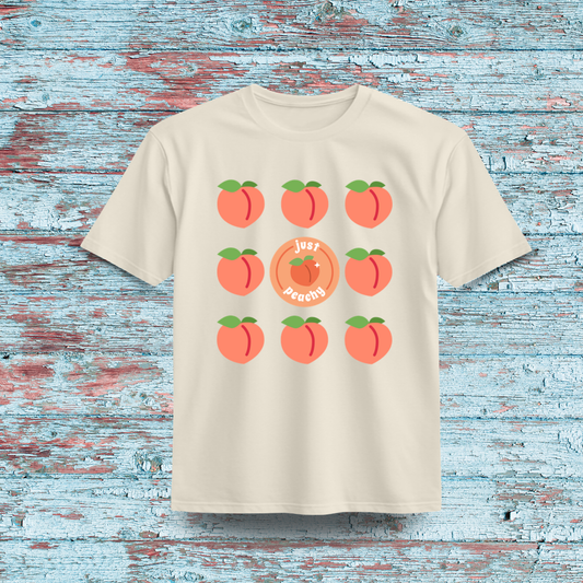 Just Peachy 100% Organic Cotton T-Shirt