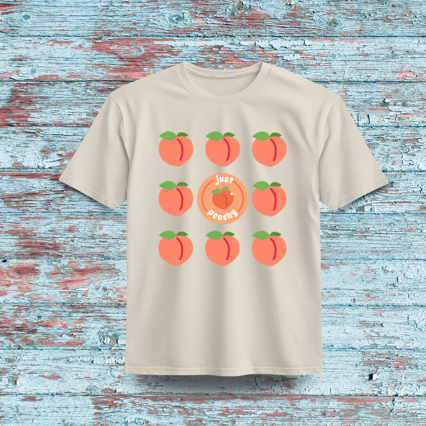 Just Peachy 100% Organic Cotton T-Shirt