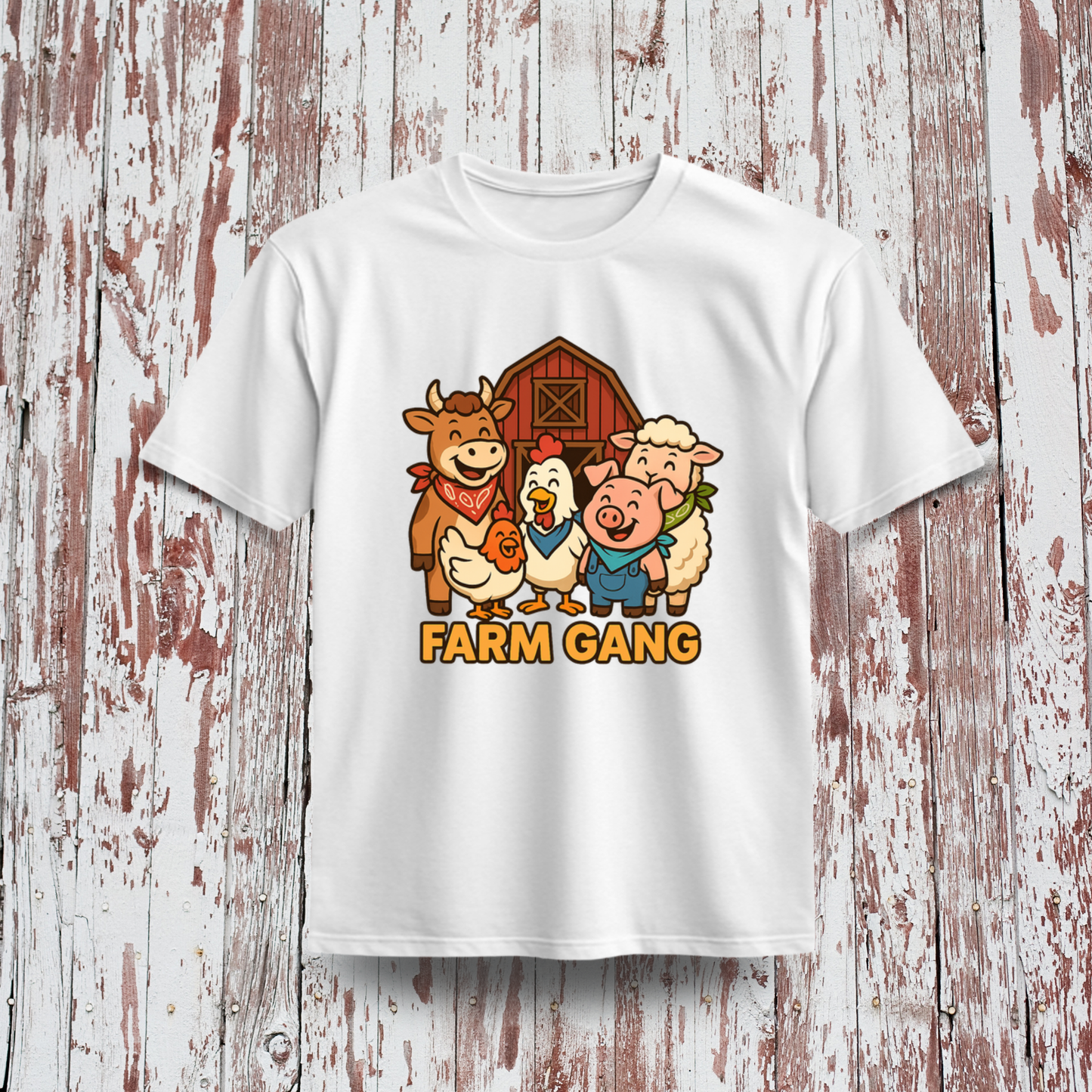 Farm Gang 100% Organic Cotton T-Shirts