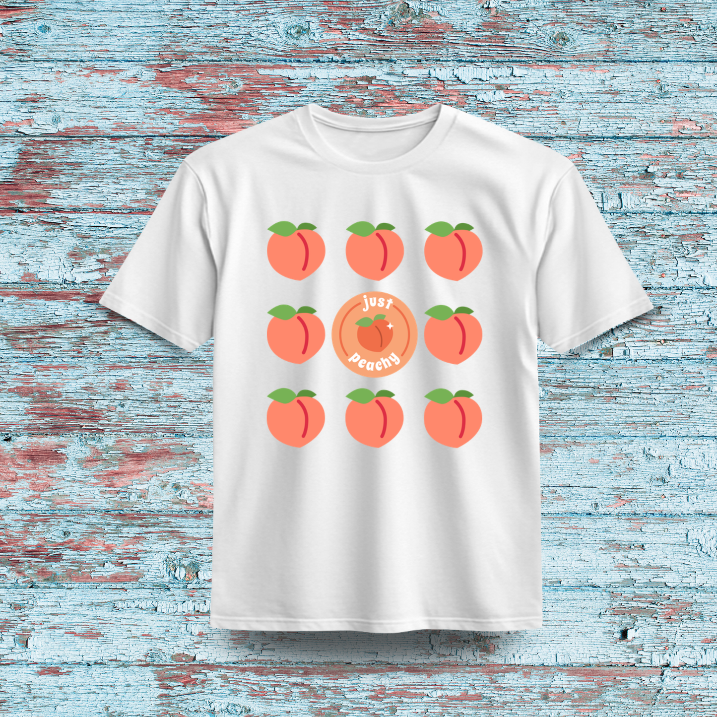 Just Peachy 100% Organic Cotton T-Shirt