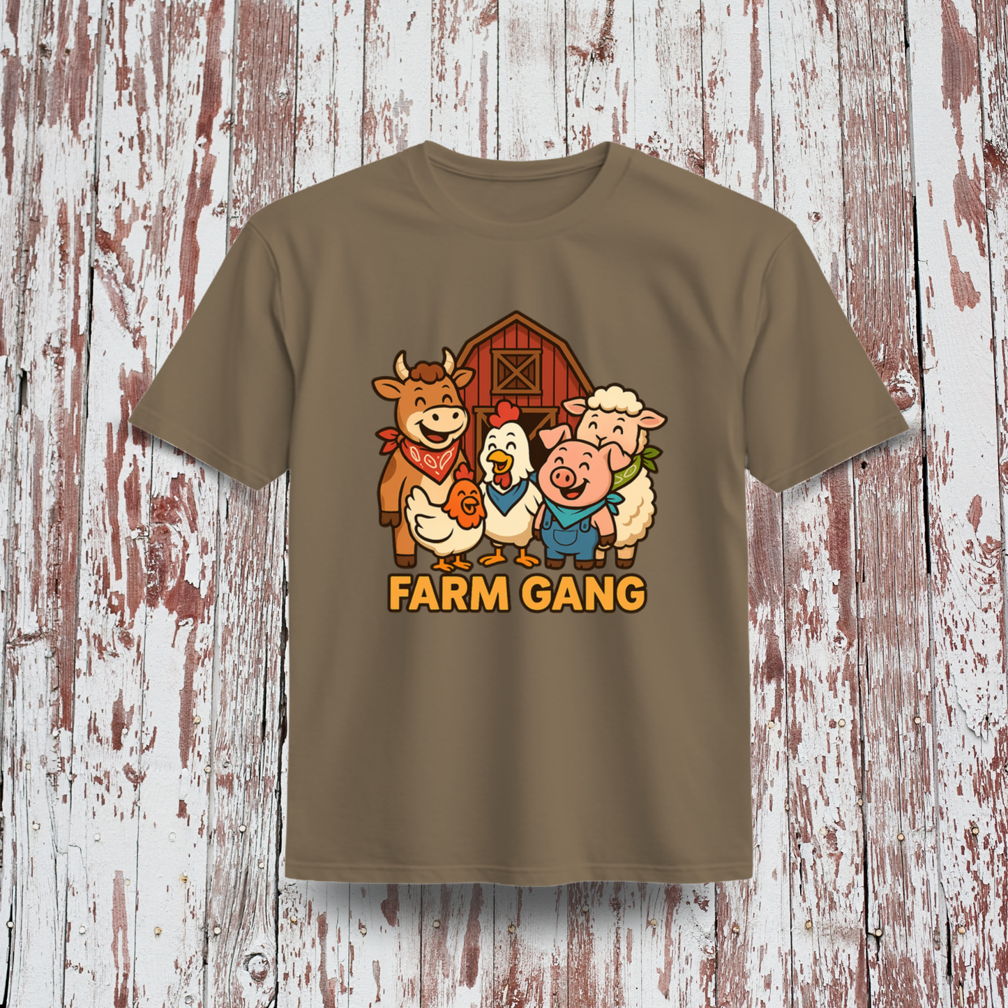 Farm Gang 100% Organic Cotton T-Shirts