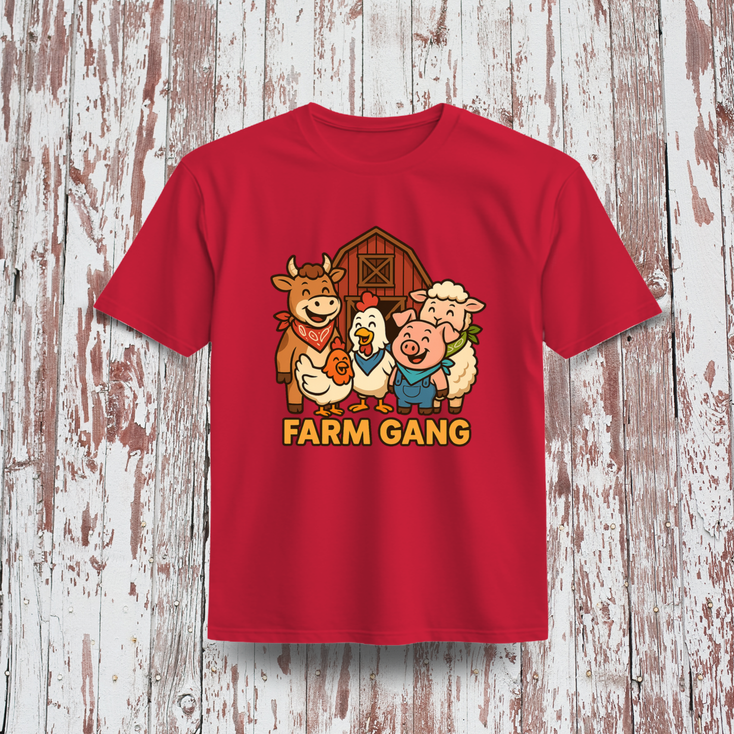 Farm Gang 100% Organic Cotton T-Shirts